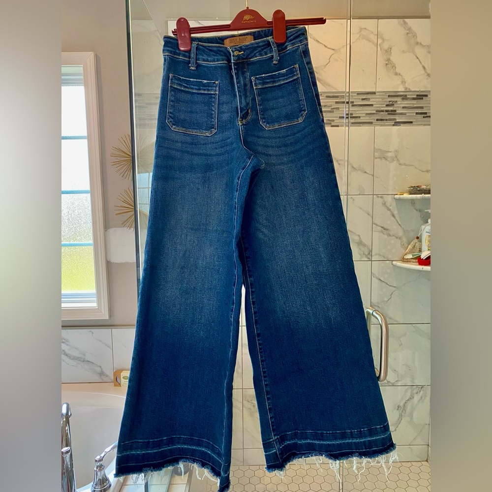 Judy Blue Dark Denim Flare Jeans
